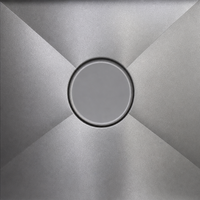 Robinet d'évier de cuisine coréen en acier inoxydable noir mat, grand réservoir unique, design artisanal gaufré motif grain de millet, SUS304