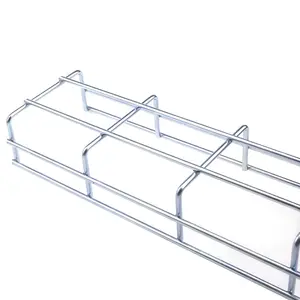 Galvanized Cable Tray Open Network Wire Cable Tray Strong Current Stainless Steel Wire Mesh Cable Rack