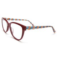 Lunettes en acétate de couleur unisexe, monture en verre de haute qualité, montures optiques en acétate, lunettes personnalisées
