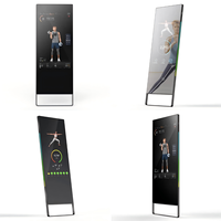 Espejo Interactivo con Pantalla Táctil Android para Gimnasio, Espejo Mágico para Baño, Espejo Inteligente para Fitness