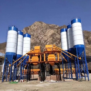 Hot bán điện trạm trộn bê tông nhà máy 75m3h bê tông nhà máy với PLC hệ thống điều khiển để bán - Product Image 1