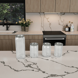 350/500/650ml Pet đồ uống Pop <span class=keywords><strong>Top</strong></span> có thể chai cấp thực phẩm dễ dàng mở nắp nhôm Kem bia trà bao bì Màn hình in ấn bề mặt - Product Image 2