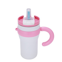 Gobelets isothermes en acier inoxydable 18/8 de 540 ml, 100 % étanches, pour le camping, avec pailles