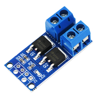 Module SMD de régulation de vitesse de moteur à double MOSFET haute puissance 400W, 5V-36V, 15A-30A, avec commande PWM et interrupteur de déclenchement