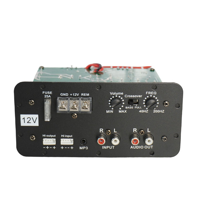 Hot Sale 120W Professional 2 Channel Power Amplifier 12V Car Audio Amp for Home Theater Hi-Fi Sound System