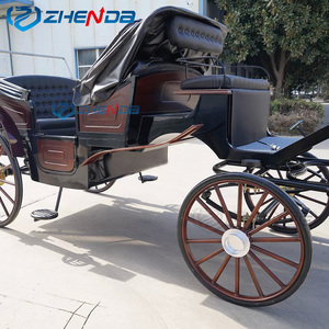 Gran Carruaje Real de Calabazas para Paseos Turísticos, Vagón Eléctrico Tirado por Caballos para Bodas y Matrimonios - Product Image 2