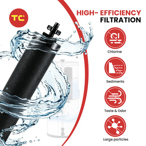 Filtres à <span class=keywords><strong>eau</strong></span> BB9-2 noirs en charbon actif, compatibles avec le système de filtration d'<span class=keywords><strong>eau</strong></span> par gravité <span class=keywords><strong>Berkey</strong></span> - Product Image 6
