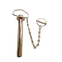Pasador de enganche de alta resistencia con cadena de acero para remolque de carga pesada (7/8in X 6-2/5in) Hecho en China