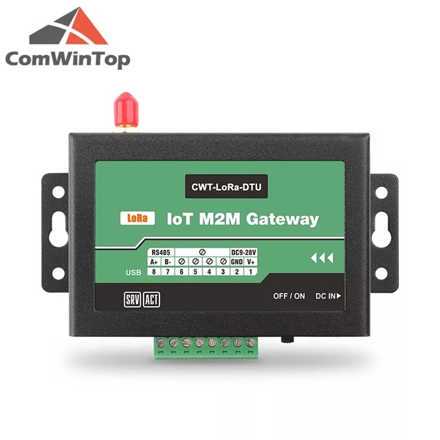 433M Wireless Data Transmission Station RS485 LoRa Modem LoRa Gateway