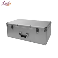 Étui de transport professionnel en aluminium, boîte personnalisée pour casque VR en aluminium avec insert en mousse, étui de rangement rigide pour Meta Quest / HTC Vive