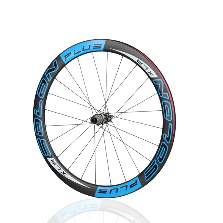 SOLON 50MM Carbon Wheels 700C Clincher Road Disc Brake Bicycle Wheels ROAD SW-27525 For 700C Carbon Wheels