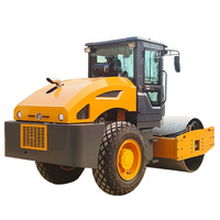 Compacteur à rouleaux vibrants télécommandé de 1 à 3 tonnes pour la construction, équipement de pompe à moteur à double tambour
