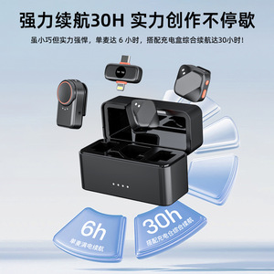 ST88 <b>Wireless</b> Lavalier <b>Microphone</b> 2.4G For Live Streaming Recording With Ai Noise Reduction - Product Image 4