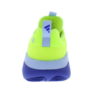 Zapatillas de Baloncesto Adidas SM Exhibit Select para Mujer, Color Amarillo, Blanco y Azul Luminoso - Product Image 3