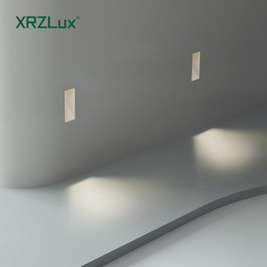 Lámpara LED XRZLux para Escaleras, 3W, Empotrada en Yeso, para Sala de Estar, Pasillo, Pared de Fondo, Interior, de Aluminio, Lámpara de Esquina - Product Image 1
