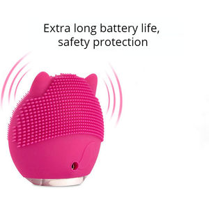 Mini nuovo Design <span class=keywords><strong>Hello</strong></span> Kitty Silicone Scrub per la pulizia del viso spazzola Sonic elettrico poro pulitore impermeabile per il viso massaggiatore - Product Image 2