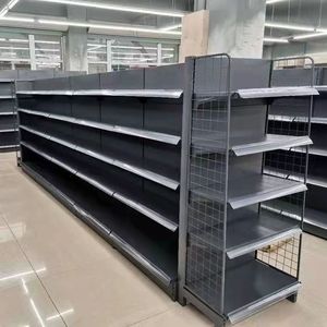 Thiết Bị Siêu Thị Bằng Kim Loại Giá Đứng Trưng Bày Để Đồ Kệ Gắn Tường Cửa Hàng Bán Lẻ Kết Hợp Miễn Phí - Product Image 1