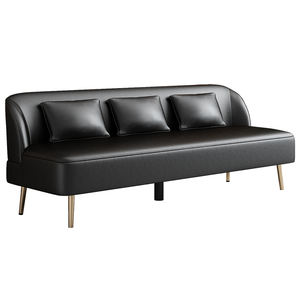 Ensemble de canapé trois places de style italien, luxe léger, design simple en tissu rouge pour salon, <span class=keywords><strong>appartement</strong></span>, hôtel - Product Image 5