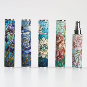 Nuevo <span class=keywords><strong>Atomizador</strong></span> <span class=keywords><strong>de</strong></span> Perfume <span class=keywords><strong>de</strong></span> Vidrio <span class=keywords><strong>de</strong></span> 10 ml con Diseño Floral, Botella <span class=keywords><strong>de</strong></span> Spray Portátil - Product Image 1