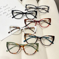 S9137 Vente Chaude Monture Optique Unisexe Tendance Nouveauté Style Œil de Chat Prête à l'emploi en Gros Direct Usine