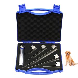 Küçük ve büyük hayvan havayolu yönetimi için yeniden kullanılabilir paslanmaz çelik laringoskop - Product Image 2