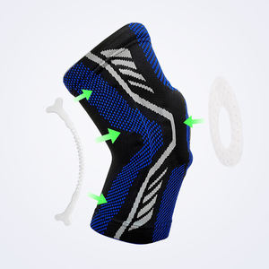 สนับเข่าสำหรับเล่นกีฬาเล่นยิมสายรัดเข่าที่รัดป้องกันหัวเข่าพร้อมตัวยึดด้านข้าง - Product Image 5