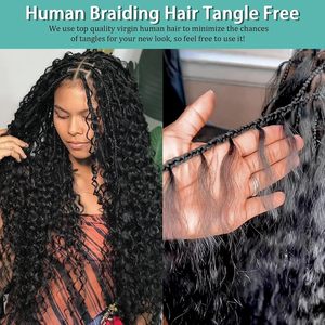 <span class=keywords><strong>Capelli</strong></span> per intrecciare ricci senza nodi 12A Deep Wave 30 pollici sfusi 3 fasci/confezione colore naturale <span class=keywords><strong>capelli</strong></span> cinesi non-Remy - Product Image 2
