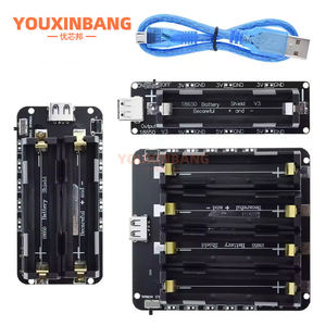 لوحة توسيع الطاقة المحمولة V8 لبطارية الليثيوم 18650 ثنائية الجهد 5 فولت/3 أمبير 3 فولت/1 أمبير مع منفذ مايكرو USB لـ ESP32 ESP8266 - Product Image 6