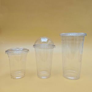 Vasos de Plástico Transparente PET de 98 mm y 500 ml con Tapas para Bebidas Frías, Café, Batidos, Té de Burbujas, Jugos, Varios Estilos 2026 - Product Image 4