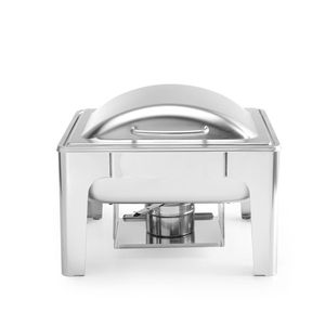 HENDI Profi Line 4L 365x370x(H)280mm Finition Satinée Équipement de Maintien au Chaud et de Maintien de la Température GN 1/2 Chafing Dish - Product Image 1