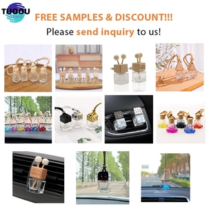 Diskon Besar Botol Kaca Kosong Diffuser Penyegar Udara Parfum dengan Topi Kayu Wadah Suspensi Mobil - Product Image 5