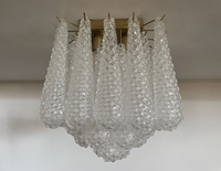 Lampes de plafond en verre de Murano, luminaires rétro pour couloir, salon, salle à manger, hôtel, décoration intérieure