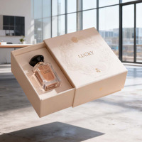 Scatola di Lusso Personalizzata per Profumo da Donna, Vuota e Ricaricabile, in Vetro e Carta Rigida, 30ml 50ml 100ml