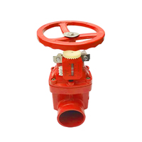 Vanne de porte d'incendie à commande manuelle Dn50-Dn200 FM/UL pour la structure de réduction de pression pneumatique et électrique de l'eau