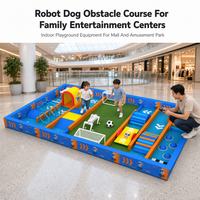 Parcours d'obstacles pour chien robot Saidi, aire de jeux intérieure, parc de course de robots quadrupèdes personnalisé pour centre commercial, centre d'amusement pour enfants