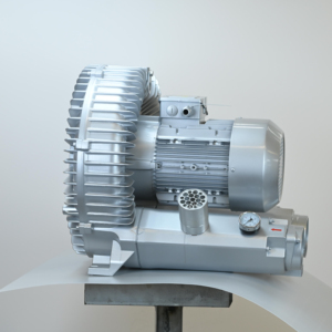 Souffleur d'air annulaire triphasé haute performance JQT12500B 12,5 kW 1650 m³/h, pompe à vide industrielle pour la collecte de poussière et l'aération - Product Image 1