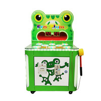 Machine de jeu bon marché pour enfants machine de jeu taupe Whacker Crazy Fight Frog pour enfants machine de jeu d'arcade intérieure à pièces