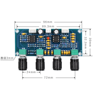 RDS Electronics-XH-A901 NE5532 Ton Conseil pré-ampli Avec aigus basse réglage du volume Ton Contrôleur Pour amplificateur