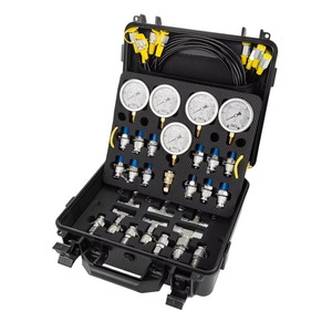 เกจวัดแรงดันไฮดรอลิกสากล 5 ตัวสำหรับชุดอุปกรณ์สำหรับรถขุดตีนตะขาบ - Product Image 1