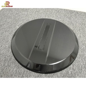 Cubierta de Llanta de Repuesto de Fibra de Carbono Seca Estilo B para Mercedes Benz Clase G G Wagon W464 W463A G500 G63, Piezas de Carbono 2019-2024 - Product Image 3