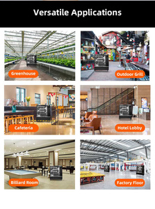 Chauffage au kérosène électrique sans fumée carré, infrarouge lointain, pour intérieur et extérieur, vente en gros en Chine, chauffage au diesel industriel - Product Image 3