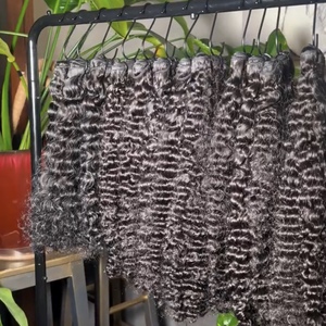 Paquet de cheveux humains du Vietnam bruts en gros, <span class=keywords><strong>tissage</strong></span> de faisceaux de cheveux vierges à cuticule alignée, extensions de cheveux humains à double trame - Product Image 4