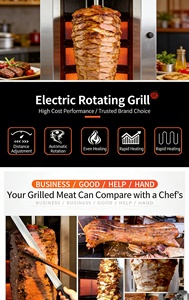 <span class=keywords><strong>Four</strong></span> à shawarma électrique/gaz professionnel pour comptoir, pour la maison et les restaurants, équipement de cuisson pour barbecue commercial - Product Image 6