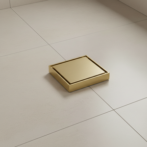 Grilles de drain décoratives plaquées polies de haute qualité 3 en 1 pour drain de sol dissimulé de salle de bain d'hôtel - Product Image 5