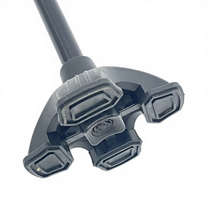 Canne <span class=keywords><strong>de</strong></span> marche à double poignée pour aider à la marche debout, bâton léger en aluminium, aide à la mobilité pliable antidérapante avec lumière pour personnes âgées - Product Image 5