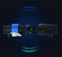 Connecteur Speakon 4 pôles NL4FC, XLR 4 broches mâle/femelle, gris, prise haut-parleur haut de gamme pour systèmes audio professionnels