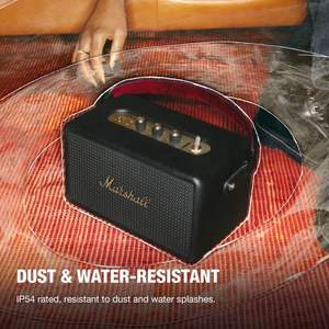 Pour enceinte portable <span class=keywords><strong>Kilburn</strong></span> III avec sortie 36W et entrée auxiliaire - Noir et laiton - Product Image 4