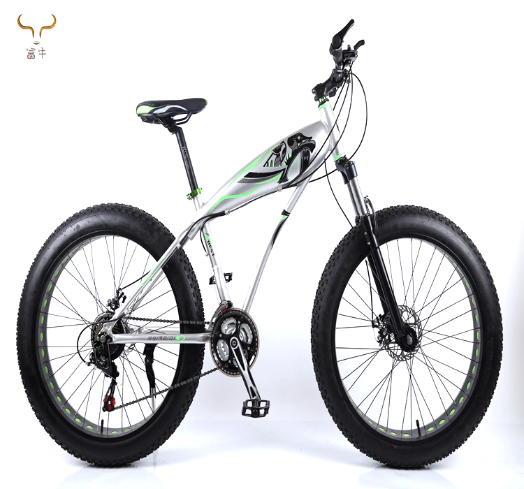 Bicicleta de nieve para adultos con buena calidad/28 pulgadas de playa de bicicleta, bicicleta de ATV con disco de freno/suspensión completa de bicicleta gruesa