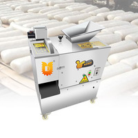 Nouvelle ligne de production automatique de pâte à pain au levain en acier inoxydable, diviseuse de pâte électrique, coupe-pâte à la sourdough, grande capacité pour boulangerie, chapati, pizza, pains.