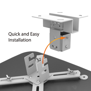 CHARMOUNT Soporte de Techo Retráctil para Proyector, Acero Laminado en Frío, Certificado RoHS, Capacidad de Carga de 10 kg, CT-PRB-1S Pro - Product Image 2